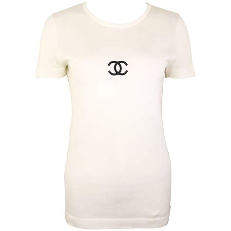 t-shirt enchained chanel|Chanel cotton blouses.